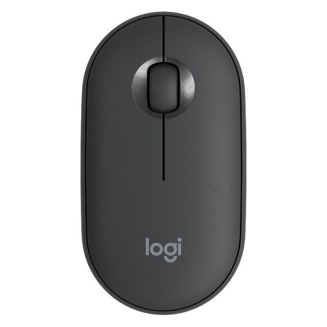 Logitech-teclado inalámbrico K580 Original, multidispositivo, 2,4G, Bluetooth, modo Dual unificador, portátil, para PC, tableta, teléfono: Black-mouse