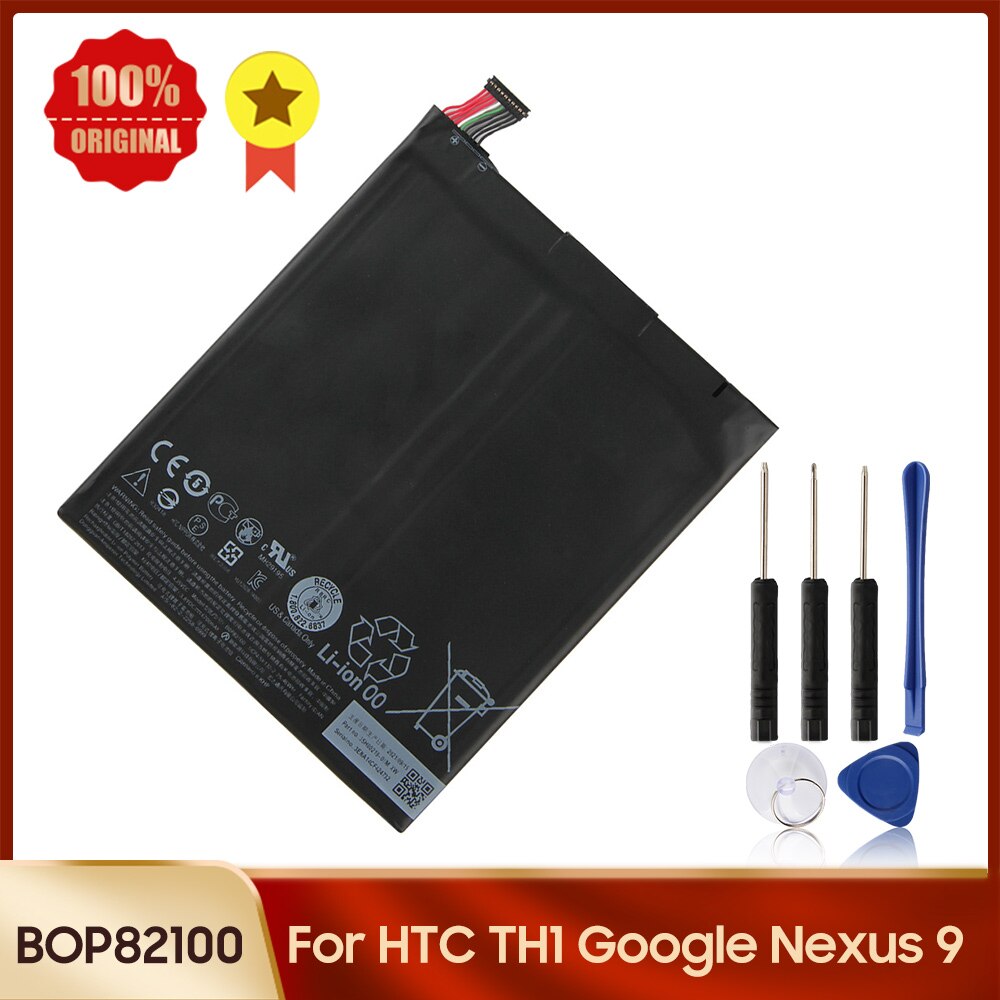 Originele Tablet Batterij BOP82100 B0P82100 Voor Htc TH1 Google Nexus 9 Pc 8.9 &quot;Vervanging Batterij 6700Mah