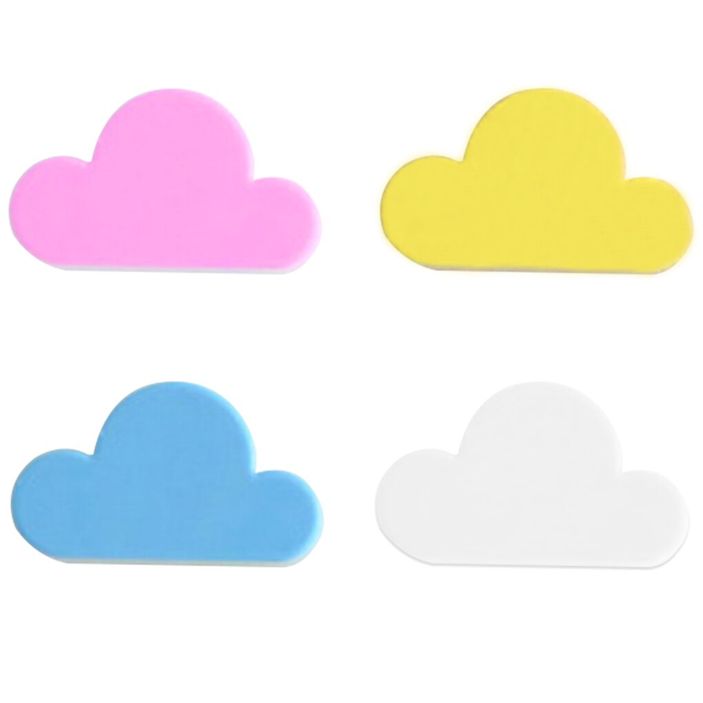 Cloud Shape Magnets Wall Key Holder Keys Securely Pink/Yellow