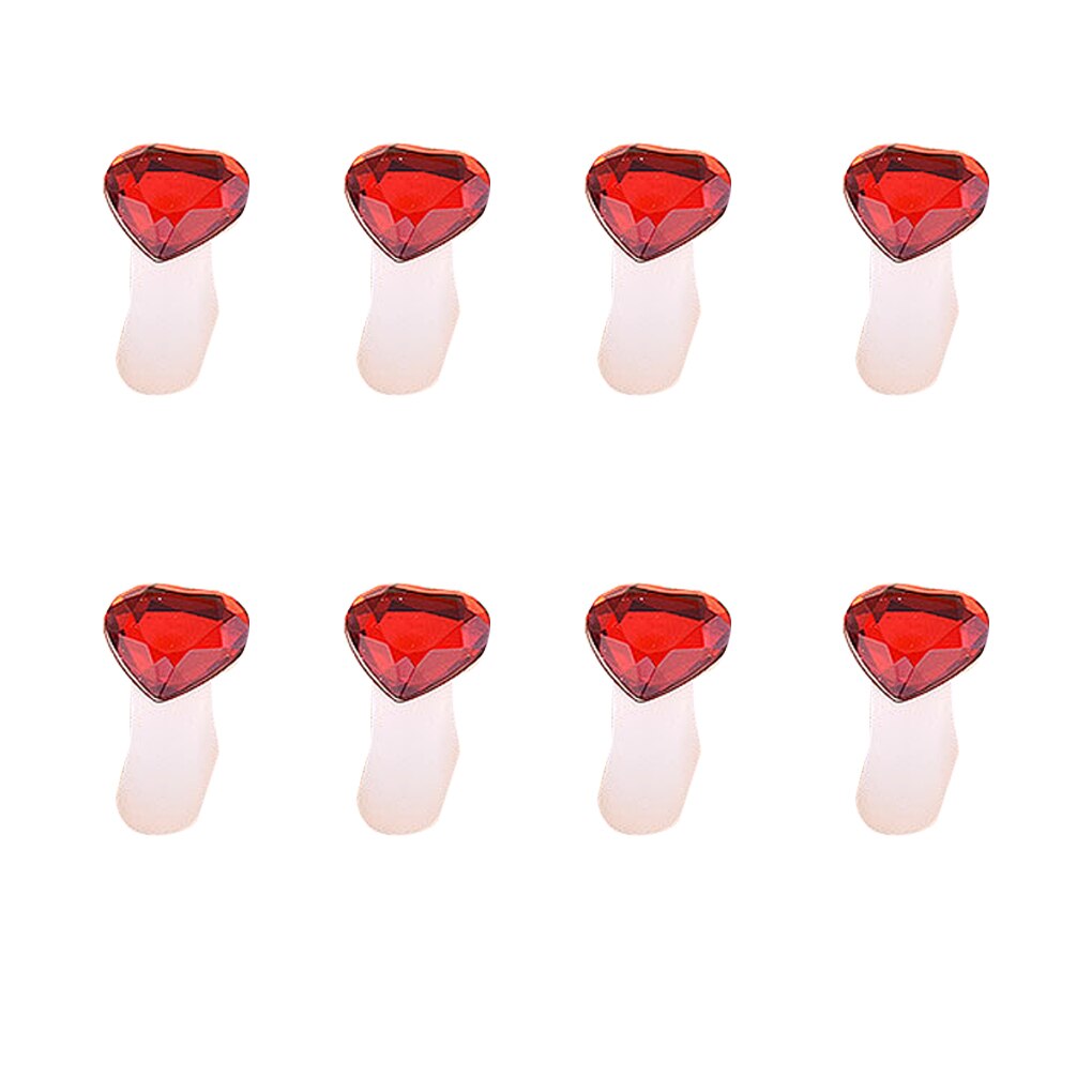 8 unids/set separadores de dedos de silicona Corazón de flor espaciadores de uñas dedos pies Gel UV salón de manicura pedicura herramienta: Azul oscuro