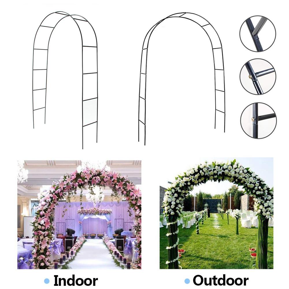Rauta hääkaari koristeellinen puutarha tausta pergola seistä kukka runko avioliitto syntymäpäivä häät koristelu diy kaari