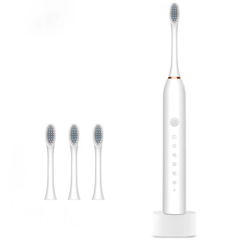 Xiaomi Mijia Electric Toothbrush Rechargeable USB 6 Mode Sonic Toothbrush IPX7 Waterproof Travel Box Holder replacement head: MULTI