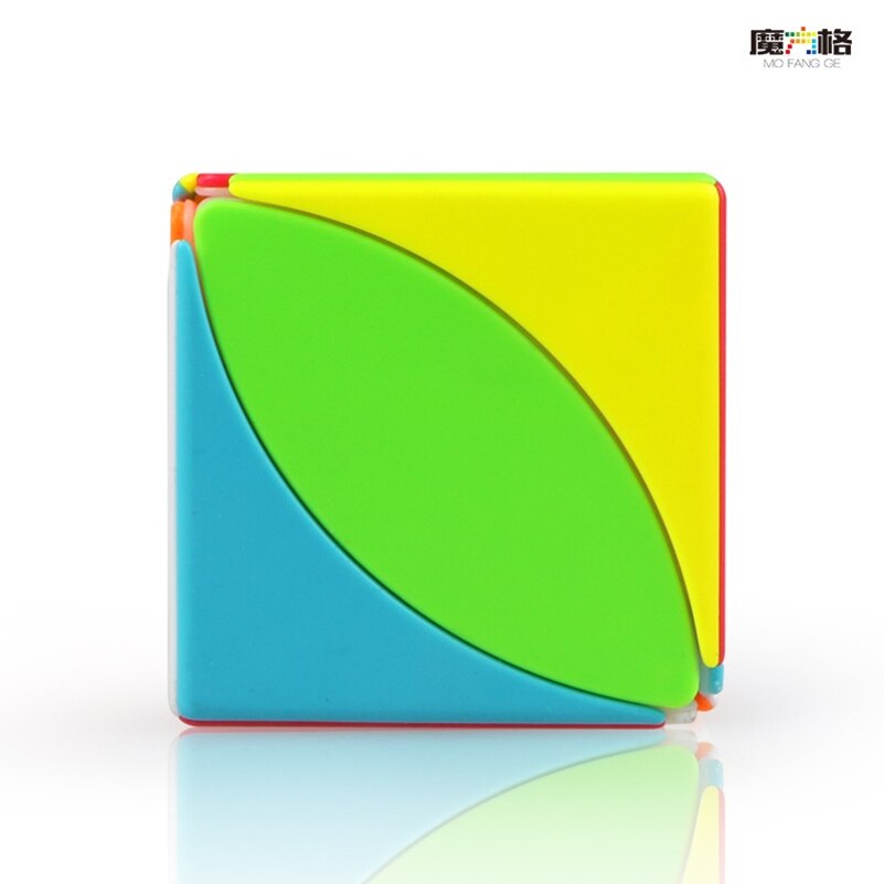 Qiyi Efeu Würfel neue Qiyi spezielle magische Würfel Klee Würfel Ahornblatt Puzzle Cubo Magico Lernspiel zeug Spiel würfel: Weiß
