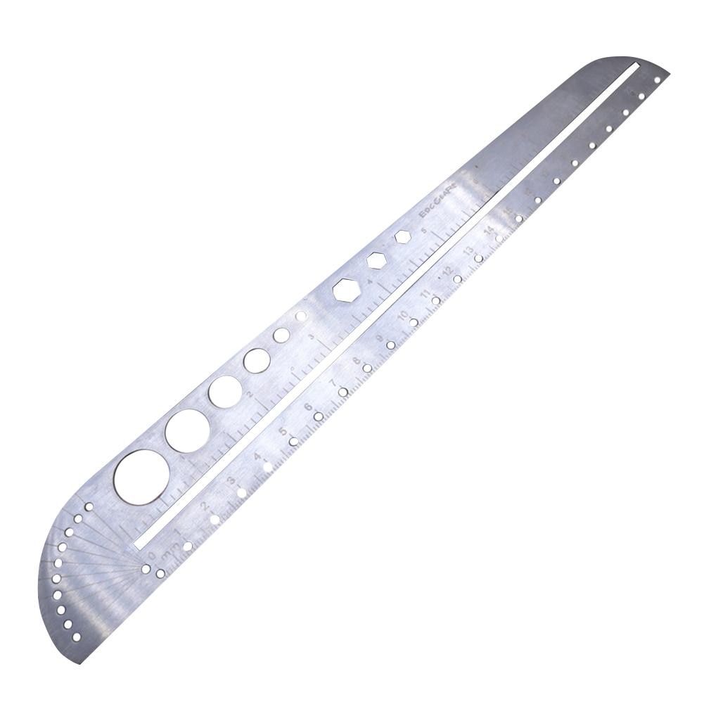 Multifunctional Stainless Steel Angle Protractor Ruler Degree Measuring Tool