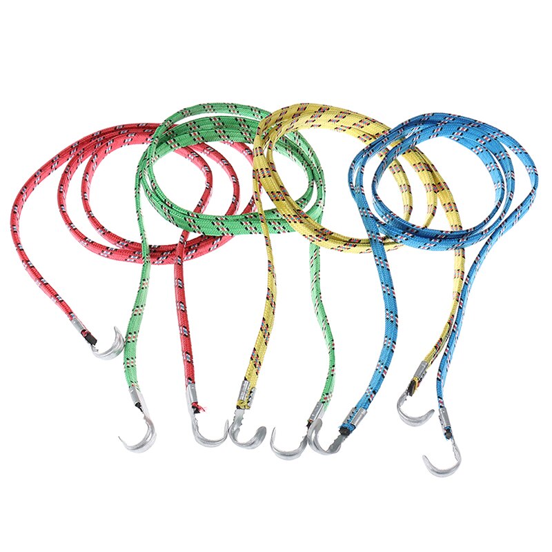 1 stk elastikker gummi bagage reb snore kroge cykler reb slips cykel bagage tagrem rem fast bånd krog cykeltilbehør