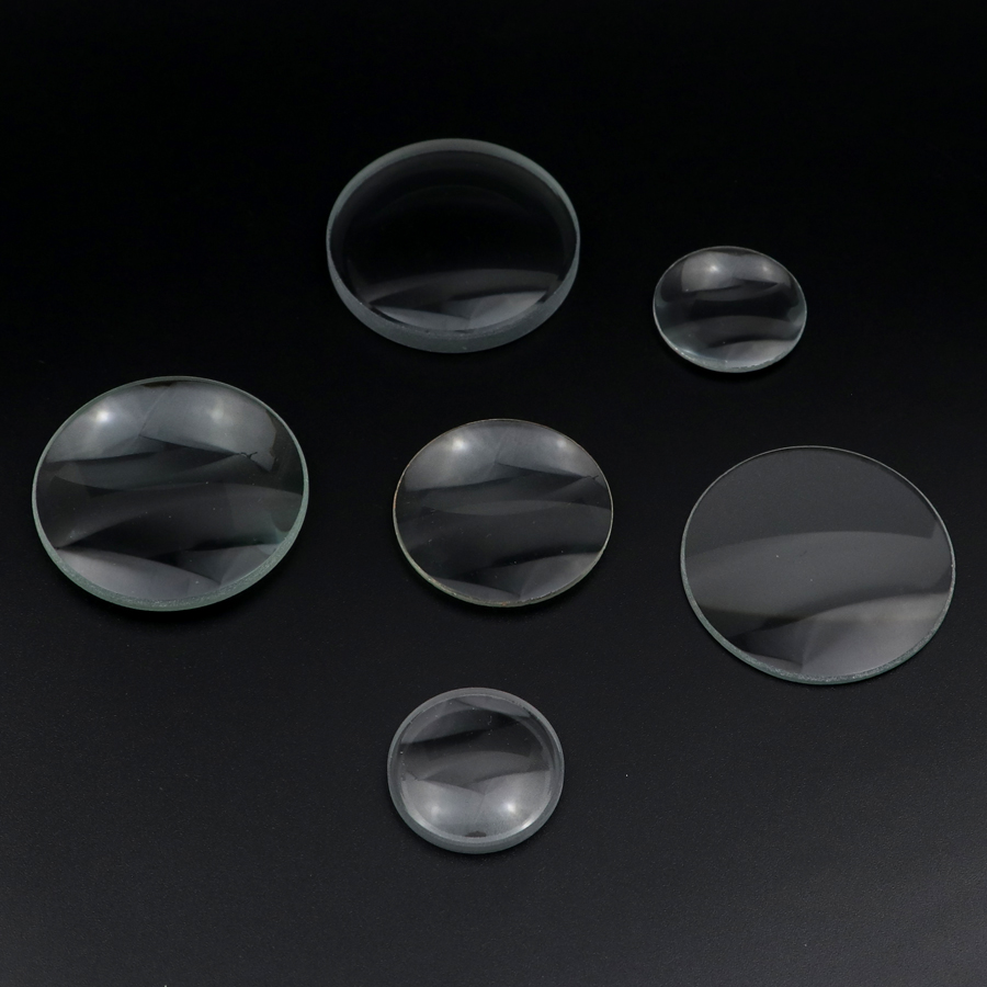 Lente cóncavo doble convexo de vidrio, 30mm, 40mm, 50mm, 75mm, 50mm, 75mm, 100mm, 150mm, proyector óptico DIY, 1 unidad