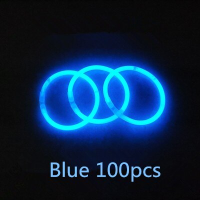 Party Fluorescentie Light Glow Sticks Armbanden Kettingen Neon Voor Wedding Party Glow Sticks Kleurrijke Glow Stick: lanse100pcs