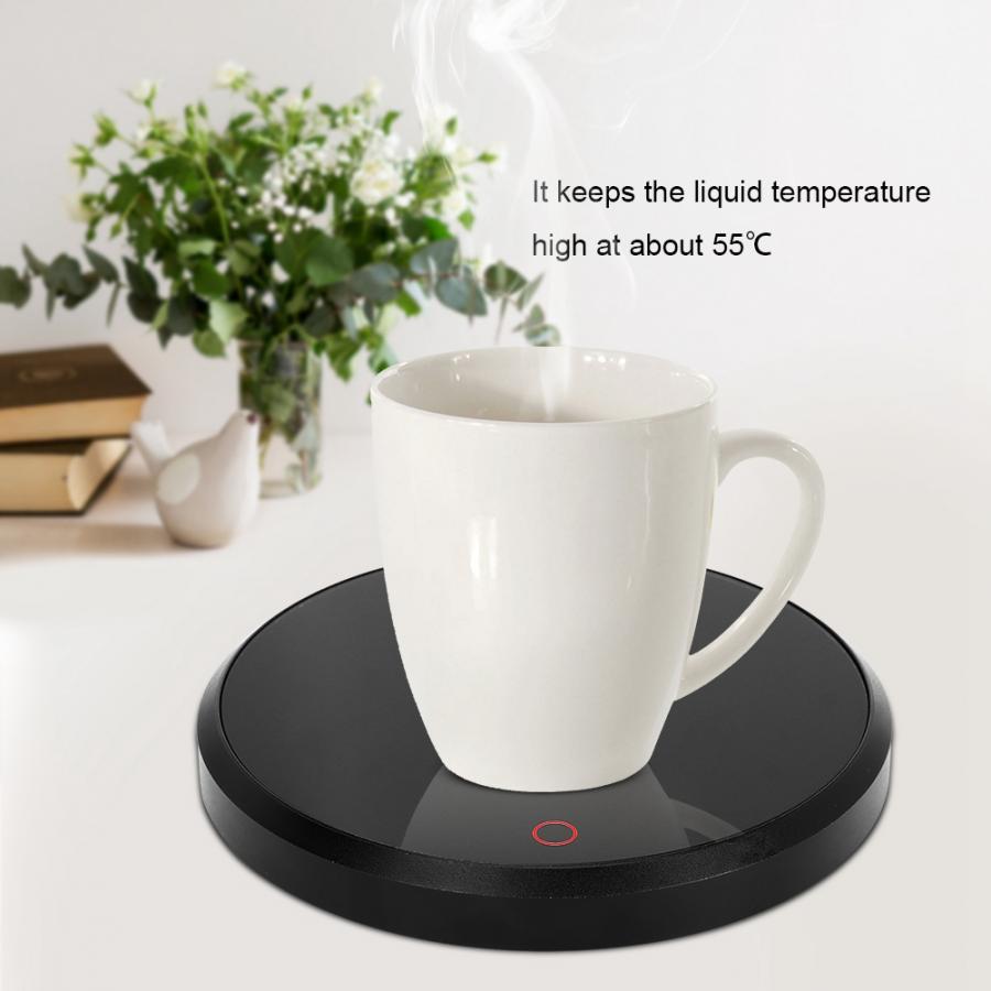 Teproducenter husholdningselektrisk vandtæt berøring opvarmningskopmåtte varmere pad til kaffe te kopmåtte kopvarmer