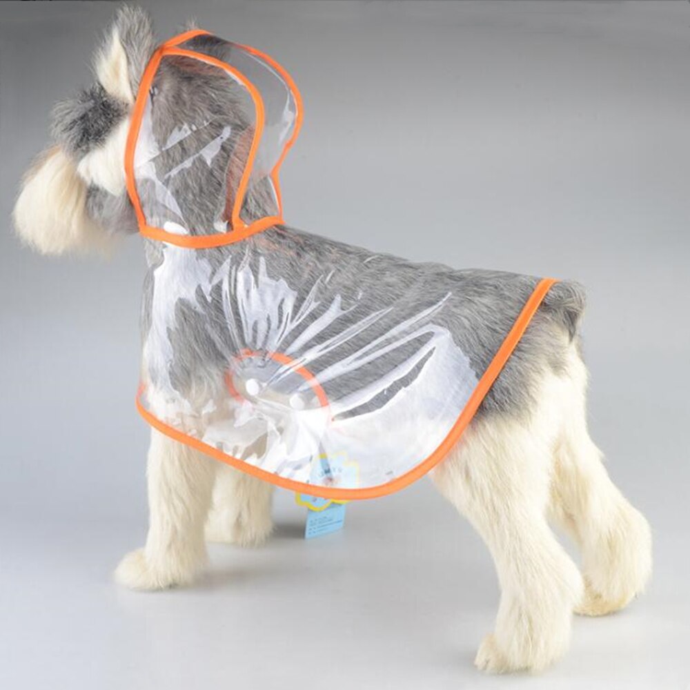 Hond Regenjas Kleine En Middelgrote Hond Regen Jas Waterdicht Huisdier Jas Lente En Zomer Regendicht Jas Dierbenodigdheden: Orange / Xl