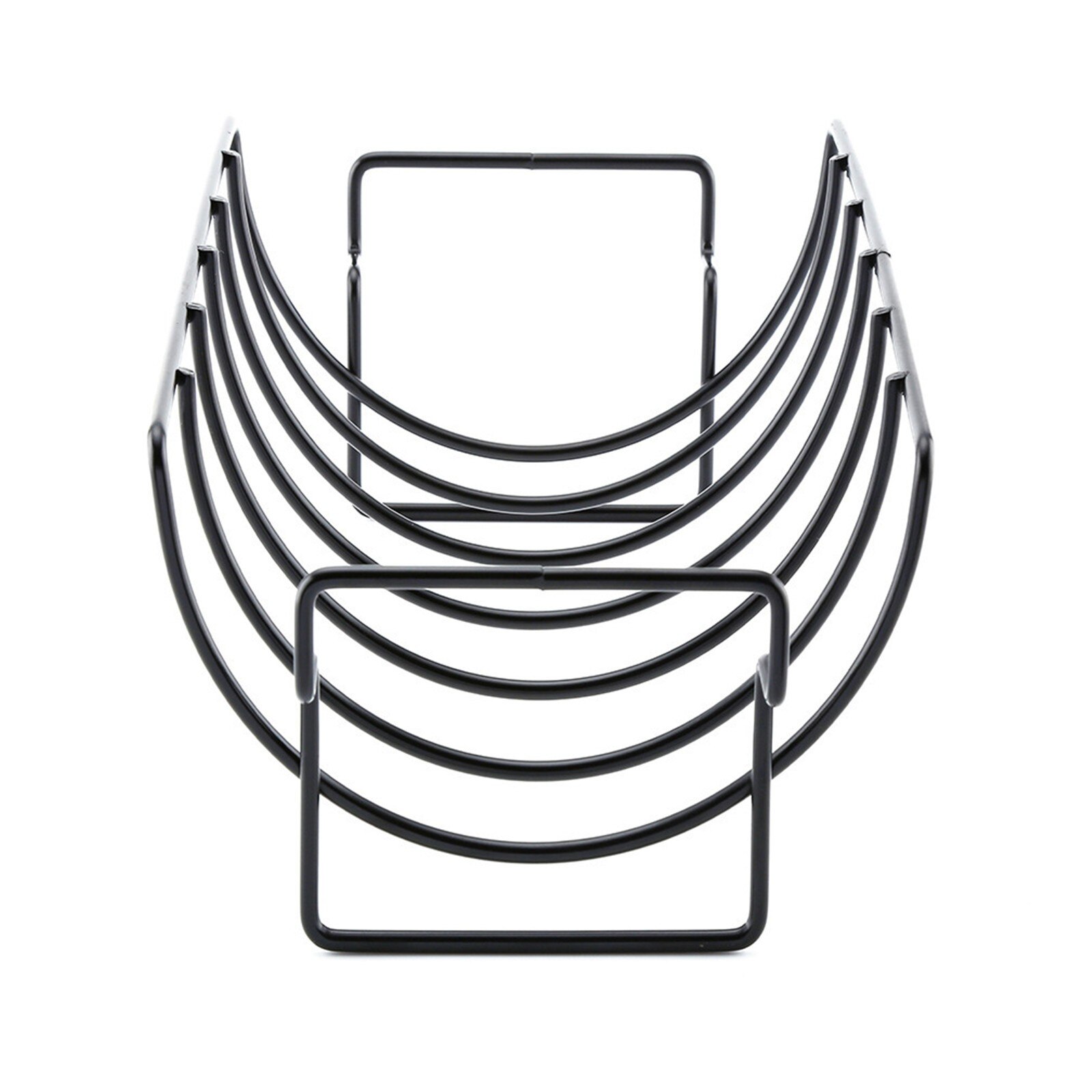 * roestvrijstalen rib- en braadrek - ideaal voor ribben, kip, lendenen en gebraad barbecuegrill roestvrijstalen gaas