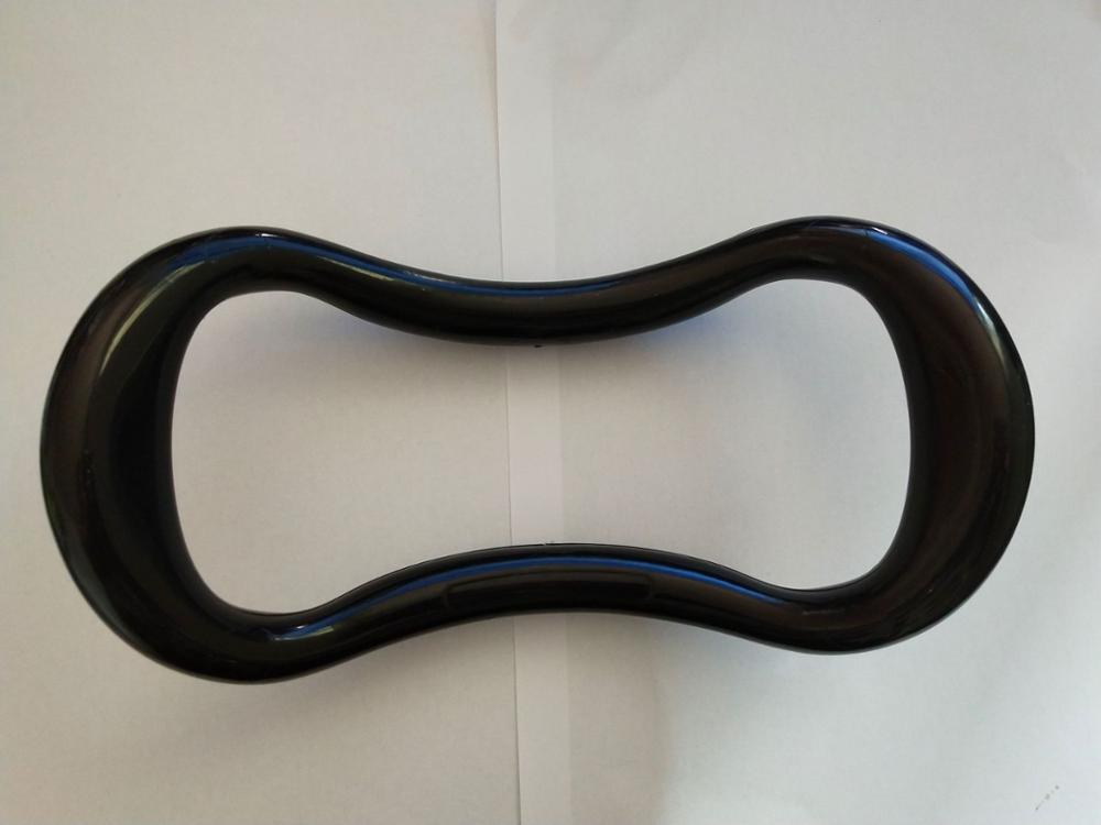 ¡Producto en oferta! Circulo de yoga, Pilates, Círculo de estiramiento, Hogar para mujer, estiramiento de espalda, columna cervical, Circulo de yoga, masaje, piernas, ejercicio a: black