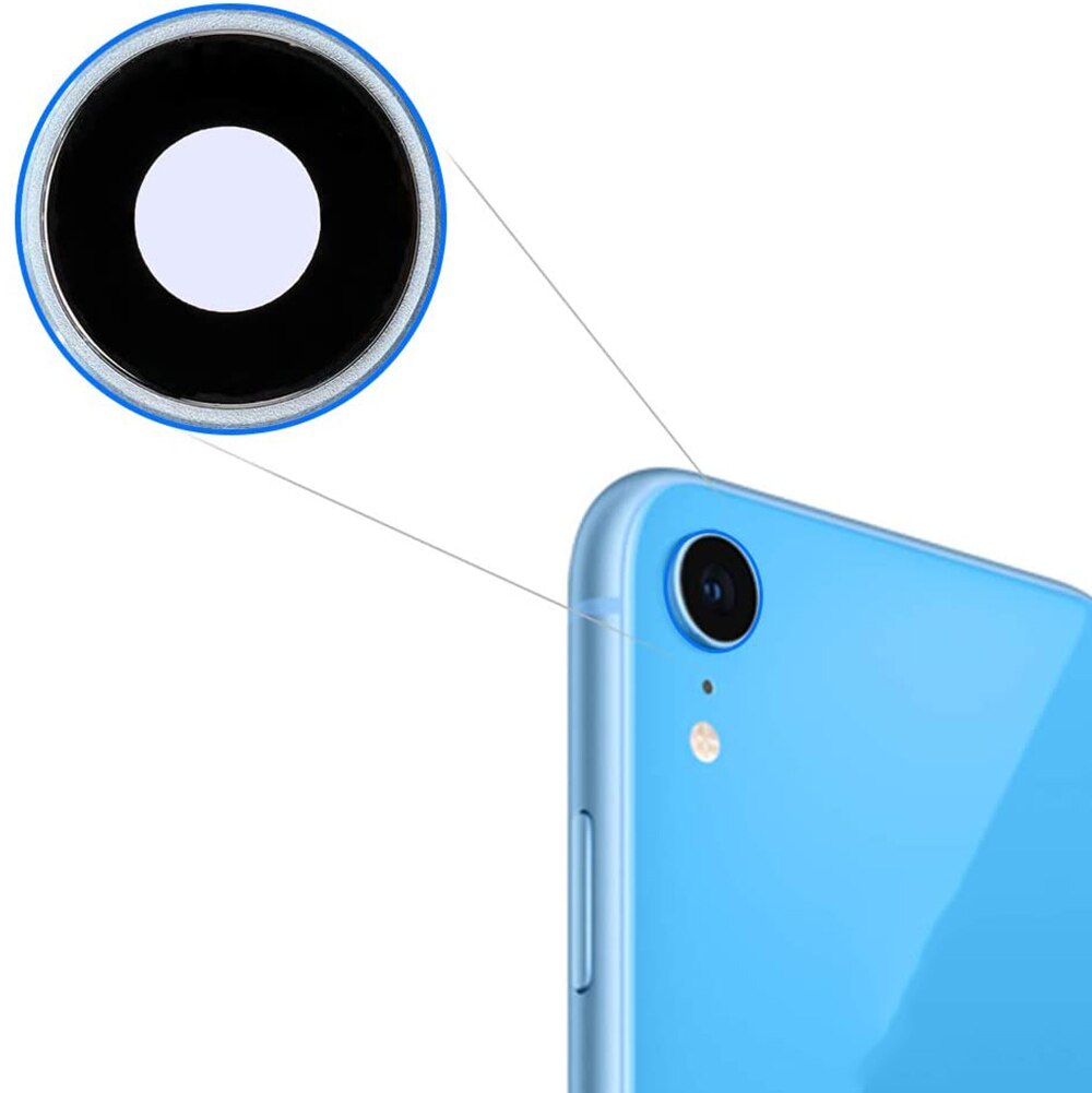 Terug Rear Camera Lens Glas Cover Met Frame Vervanging Deel Voor Iphone Xr 6.1 Inch