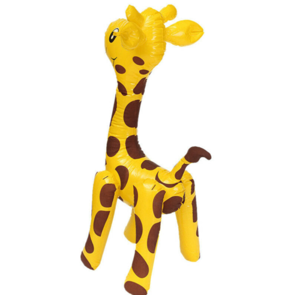 Party Kinder Cartoon Ballon Giraffe PVC Tiere Blow Up Aufblasbare Spielzeug Nette Neuheit Deer Shaped Große