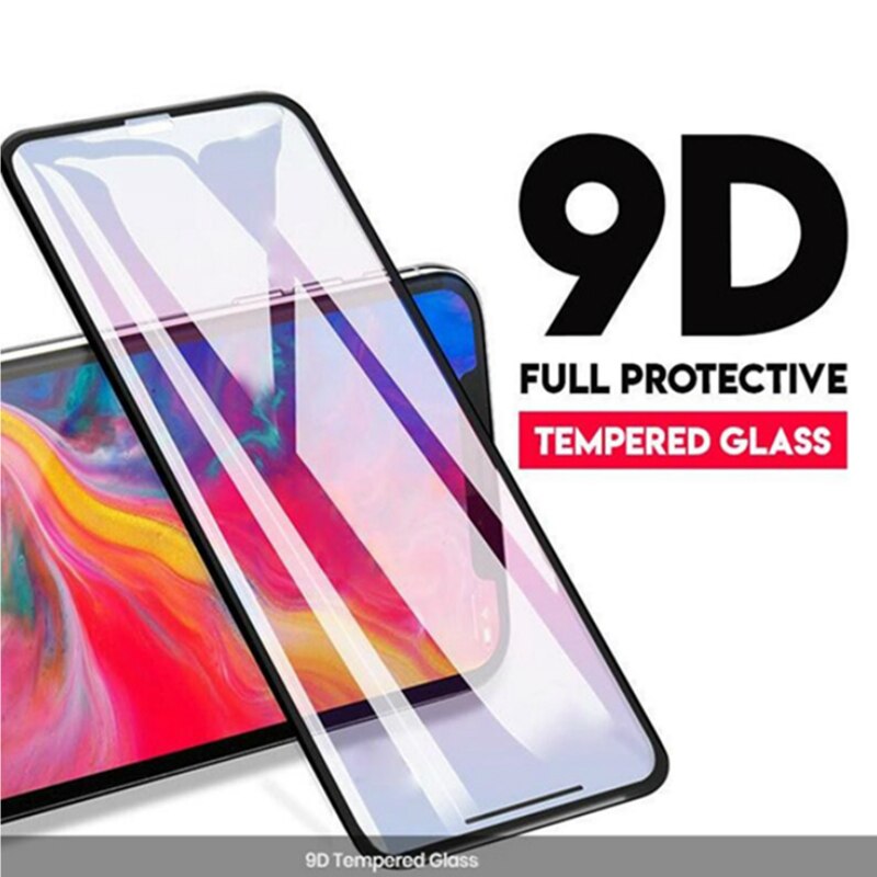 Volledige Cover Glas Op De Voor Iphone X Xs Max Xr Gehard Glas Voor Iphone 7 8 6 6 S plus 5 5S Se 11 Pro Screen Protector