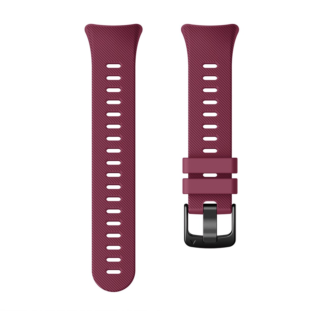 For Garmin Swim 2 Smart Watch Band Replacement Silicone Wrist Strap for Garmin Swim 2 Watchband: Wine red