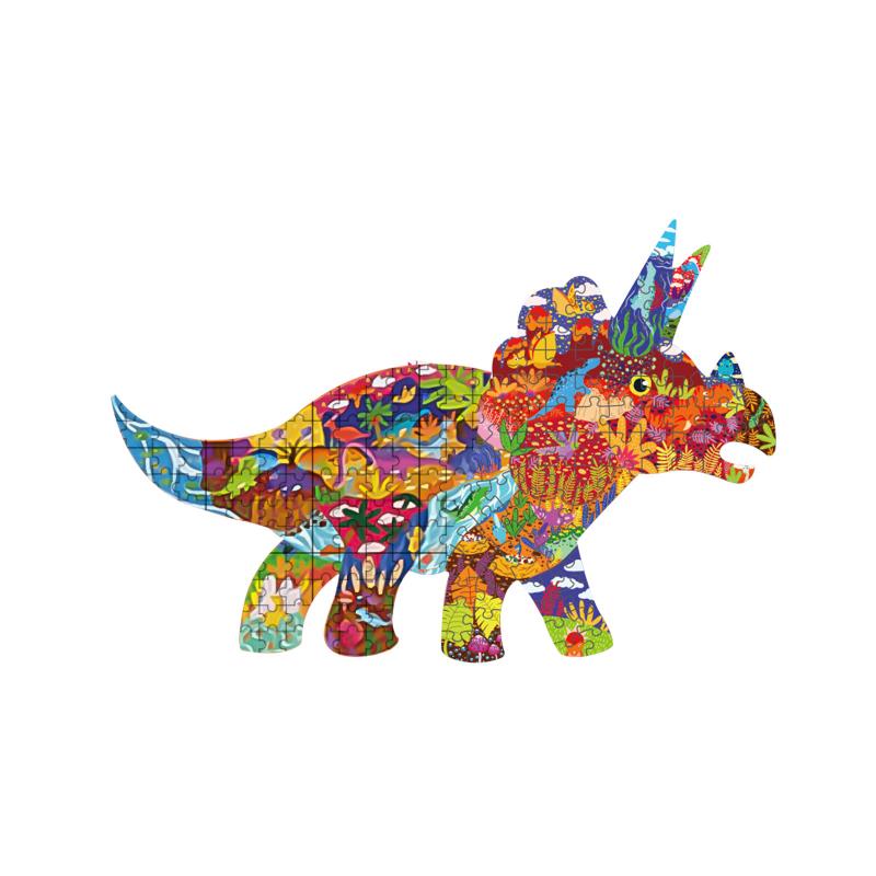 Kleur Mysterieuze Dier Houten Puzzel Childrenl Educatief Puzzel Home Decoraties Onregelmatige 3D Puzzel Kids