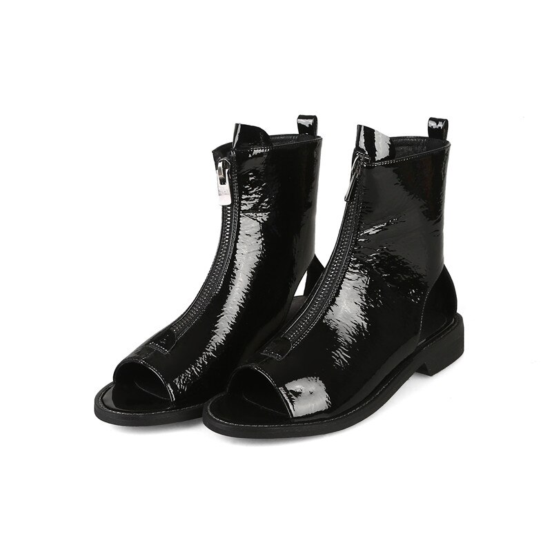 MINITOO Dames Dance Club Laarzen - Mesh En Satijn - Verstelbare Hak - Voor Latin En Feesten