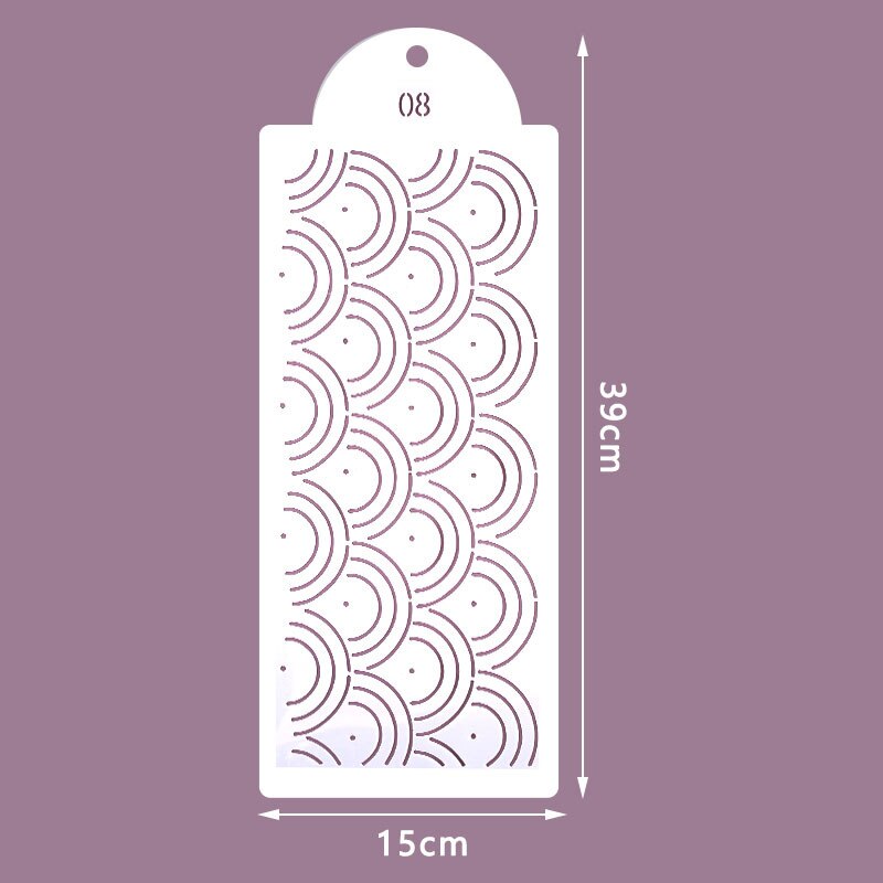 Cake Stencil Lace Cake Boder Stencils Cake Decorating Tool Fondant Printingtemplate Diypastry Drawing Mold Kitchen Baking Tool: Style H