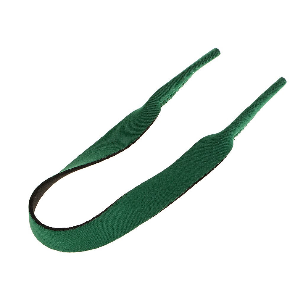 Correa de neopreno para gafas, correa para gafas de sol, retenedor de cadena, correa para gafas, soporte de cordón para corredores nadadores: Green