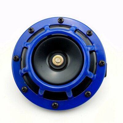 Hella-klaxon de voiture puissant | , 2 pièces 12V 115DB, haut-parleur de voiture, haut-parleur de souffle électrique Compact, pour moto voiture: Bleu