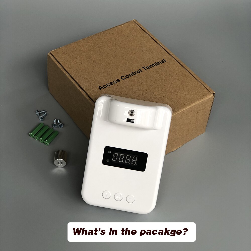 Infrared Thermometer LCD Digital Display IM5 Forehead Hand Palm Temperature Measurement Sensor With Fever Alarm Wall Mounted