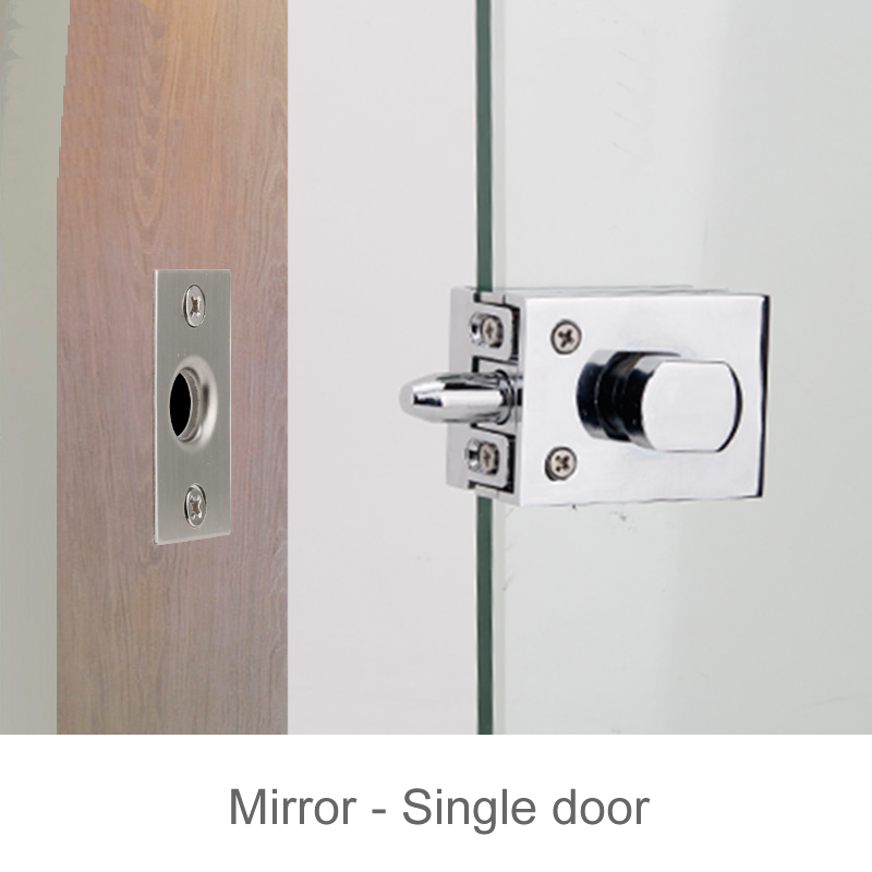 , Glas Türschlösser Schloss/bolzen, 8-12mm glas, kein bohren, für Schlecht Doppel/einzelglastür, rahmenlose glastür: verrotten