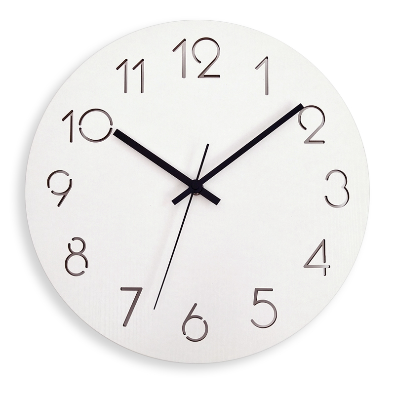 nordisch Große Wanduhr Zauberstab Uhr Holz Moderne Wohnzimmer Schlafzimmer Stille Gelb Uhren Büro Küche Pendule Wandbild Dekor Saat