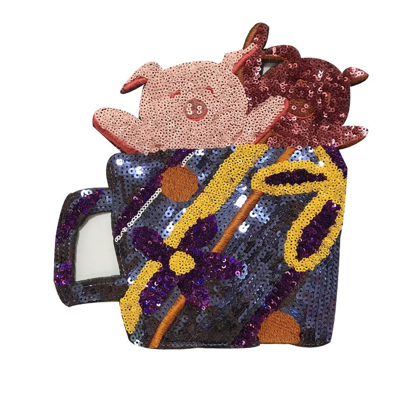 Søde pletter små dyr tøj maleri diy pige diy håndlavet t-shirt og denim jakke udskrivning