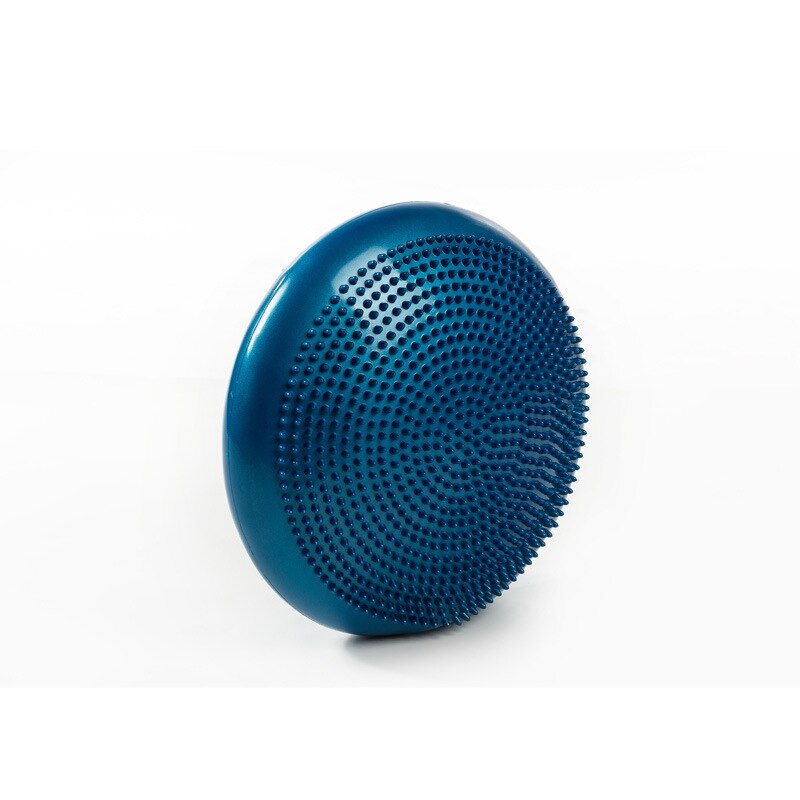 33 cm PVC Balans Yoga Disc Wobble Stabiliteit Balans Kussen Mat Opblaasbare Voet Massage Mat Bal Fitness Oefening Training bal: Blauw