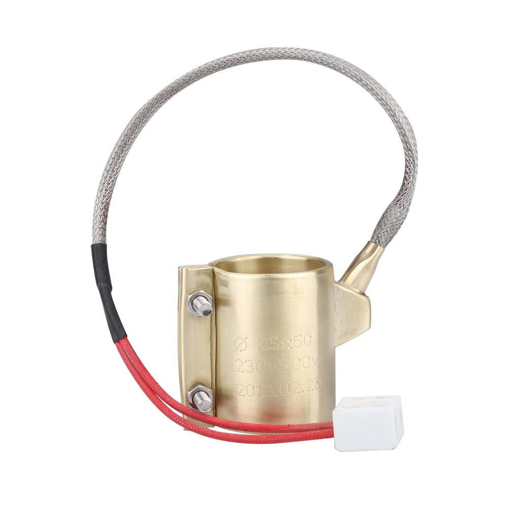 35X50mm copper band heater element 230V 500W 2pcs