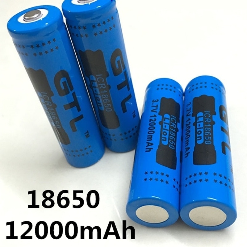 100% Originele NCR18650B 3.7 V12000 Mah 18650 Lithium Oplaadbare Batterij Grote Capaciteit Gtl Evrefire