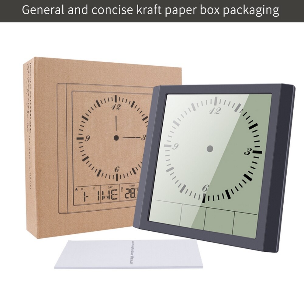 Multifunctional Electronic Digital Wall Clock Smart Display Clock Big Screen Thermometer Hygrometer Alarm Clock