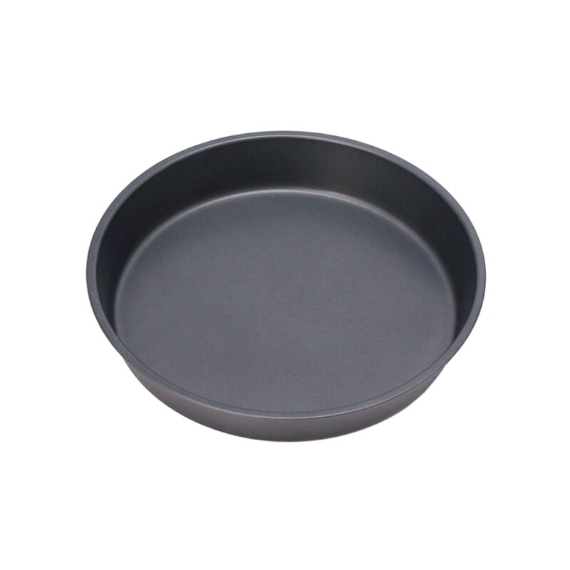Non-stick Pizza Pan Bakvormen Carbon Staal Pizza Plaat Ronde Diepe Schotel Pizza Pan Tray Mold Mould Bakken: 7inch