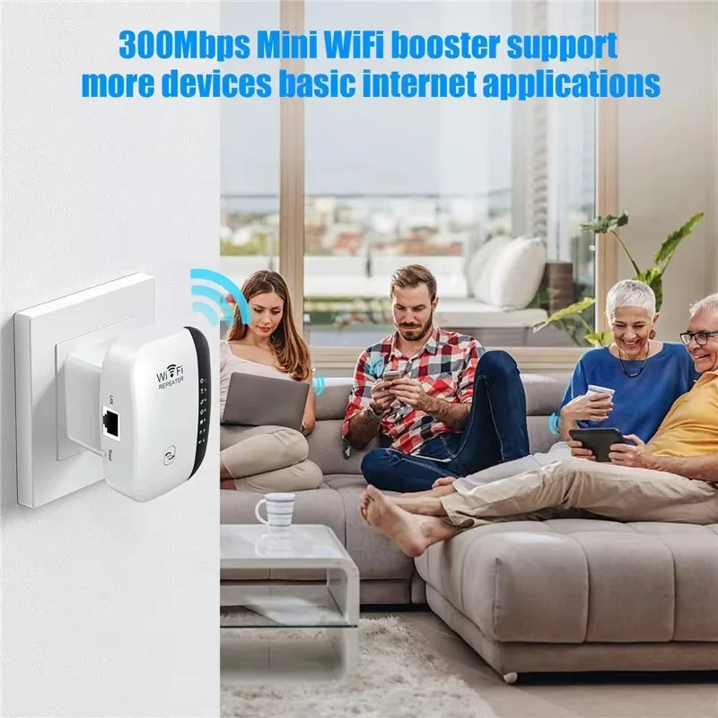 Bezprzewodowy wzmacniacz sygnału WIFI 300 mb/s router 2.4G przedłużacz zasięgu Wi-Fi wzmacniacz Wi-Fi 802.11N adapter karty robić komputera domowego/biura