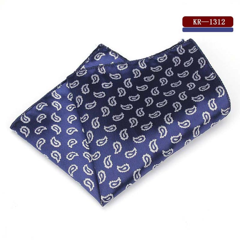 Yishline heren polyester zijden zakdoek paisley pochet bruidegom gala bruiloft feest borst handdoek zakdoeken accessoires: Kr1312