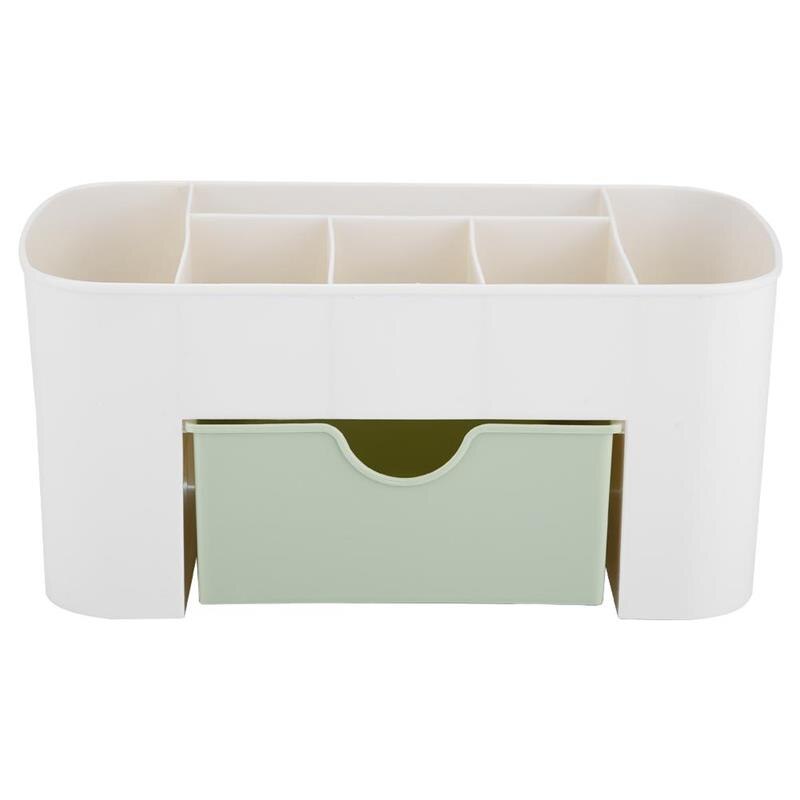 Tiroir de rangement à Double couche pour produits cosmétiques, boîte à compartiments multiples, pour colliers, bijoux, bureau, commode, étagères, articles ménagers