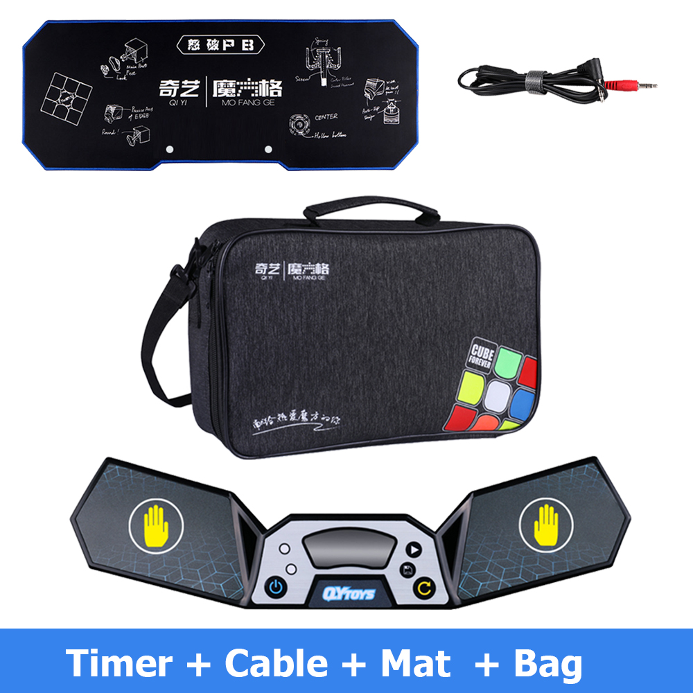 QiYi SpeedCubing Timer Competition Mat Timing Count Machine QiYi Magico Cubo WCA Speed Cube Puzzle Educational Kids Toys: 4