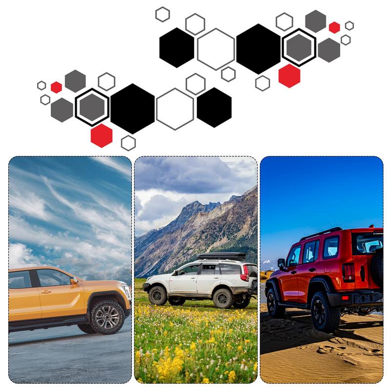 Adesivi per Auto a nido d'ape grafica del corpo laterale a nido d'ape decalcomanie per Auto uniche impermeabili Tuning decorazione automatica resistente alla temperatura per SUV