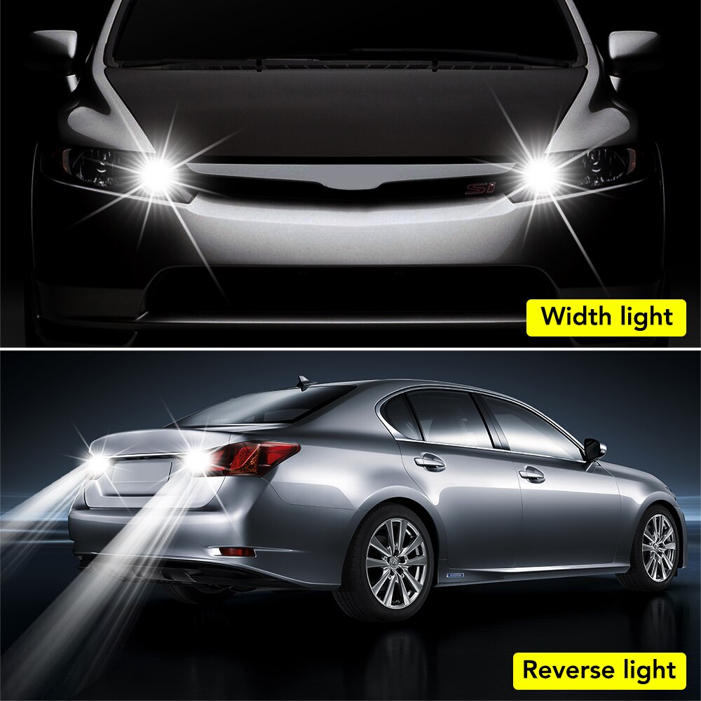 Luces LED de estacionamiento para coche, accesorio superbrillante T10 W5W para Chevrolet Cruze OPEL MOKKA ASTRA J Hyundai Solaris Accent, 2 uds.