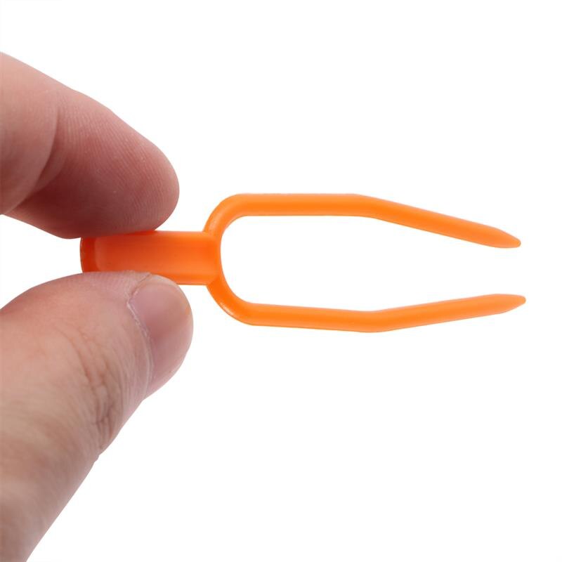 Tuin gereedschap 100pc Plastic Plant Clips Uitlopers bevestiging bevestiging Armatuur klem aardbei vork Landbouw Clip