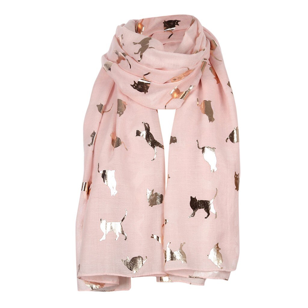 women scarf Women Star Moon Foil Printed Scarf Wrap Silk Shawl Travel Scarves foulard head scarves#11: E