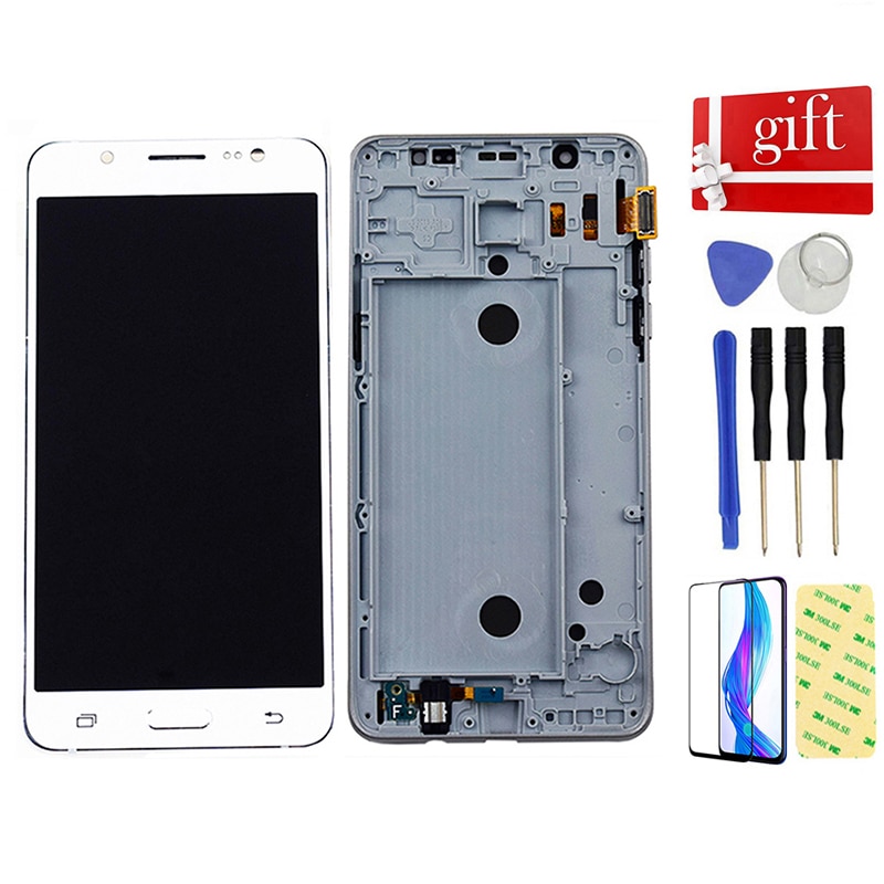 Voor Samsung Galaxy J5 J510 Sm J510F J510FN J510M J510Y J510G Ds Touch Screen Digitizer Lcd-scherm Vergadering frame