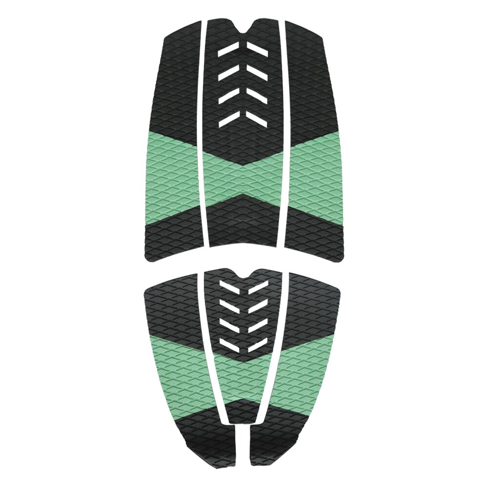 SUP Deck Traktion Pad 6 Stück Premium EVA mit Grip Surfbrett Longboard Paddle Board 3M Zurück Kleber Fuß Pads Neue: Green 6 pieces