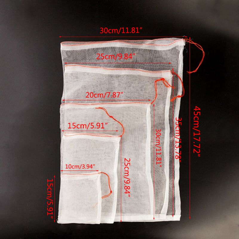 Nylon Insect-proof Mesh Bag Fruit Seed Soaking Filter Pitaya Anti-fly Bags