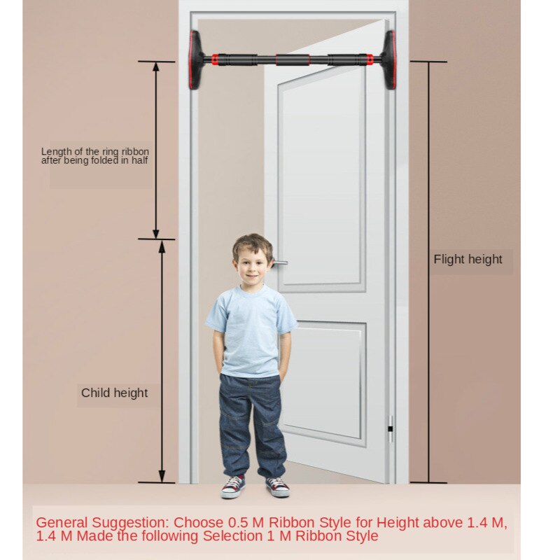 Kids Gymnastics Rings with Heavy Duty Adjustable Straps Hand Tapes for Fitness Pull-Ups Cross Strength Training Gym Equipment