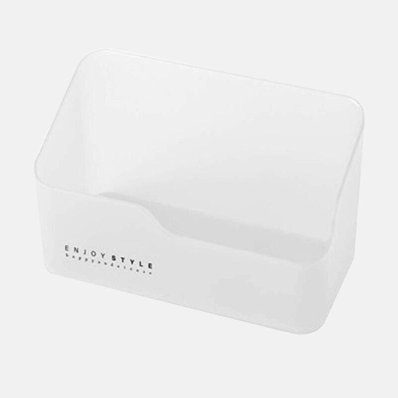Portable Transparent Makeup Organizer Storage Box Acrylic Make Up Organizer Cosmetic Organizer Makeup Storage Drawers Organizer: Style2-White