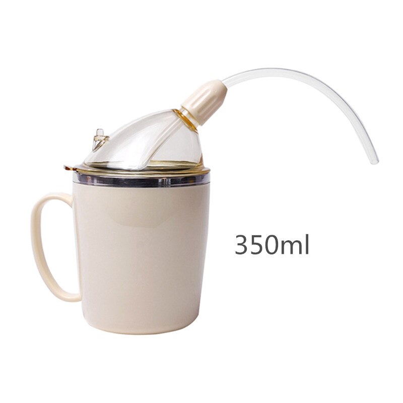 JayCreer Drinking Aids Convalescent Feeding Cup Drinking Cup With Straw For Disabled Patient Maternity Drink Water Porridge Soup