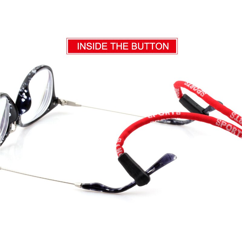 1PC regulowane elastyczne sznurek robić okularów okulary smycze na szyję sznurek pasek podtrzymujący sport opaska na głowę liny akcesoria robić okularów