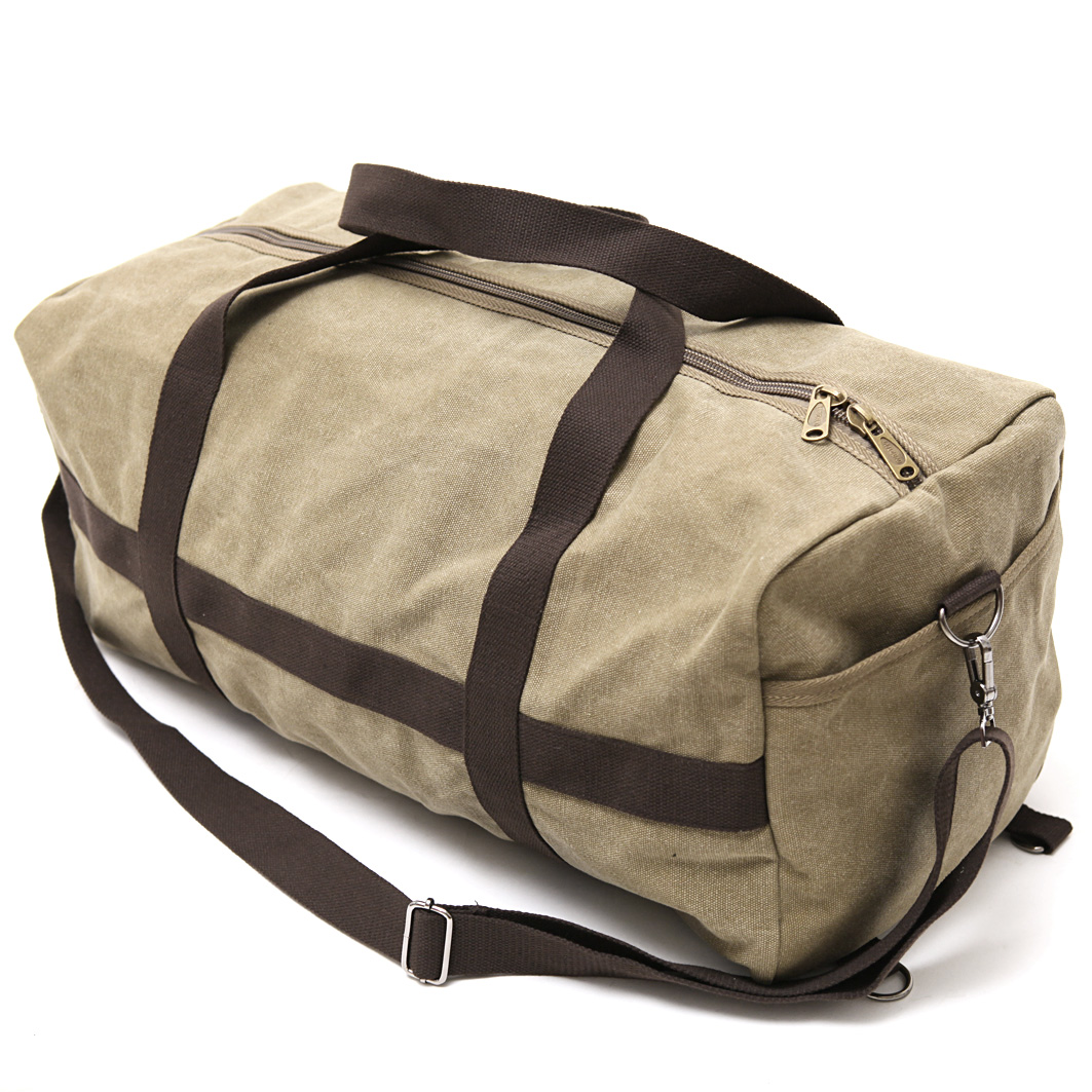 Wearproof lona masculina bolsa de viagem grande capacidade feminina mão bagagem viagem duffle saco fim de semana sacos reistas ombro crossbody saco: Cáqui