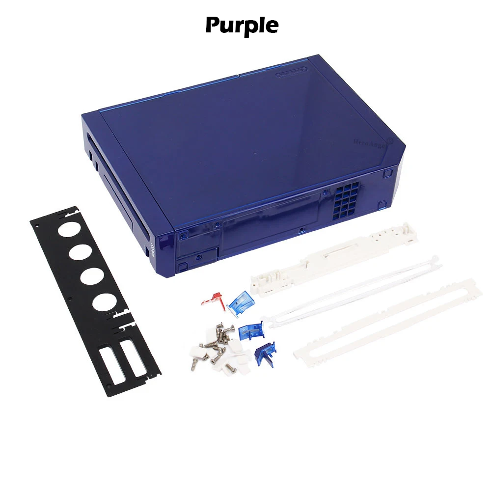 11 Colors Replacement Full Housing Shell Cover Case with Buttons For Wii Game Console Repair Parts